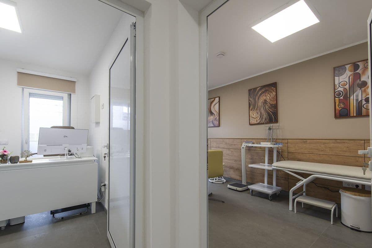 A bright, uncluttered modern office interior.